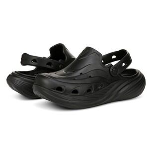 Vionic Wave RX Unisex Slip-on Cushioned Comfort Clog Orthopedic Black W 6 M 4